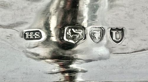 AN ANTIQUE VICTORIAN SILVER CHAMBER STICK LONDON 1895 - ADDITIONAL PHOTO 8
