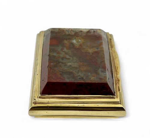 SCOTTISH VICTORIAN ANTIQUE GOLD AND AGATE SNUFF BOX SCOTLAND C 1880 - ADDITIONAL PHOTO 4