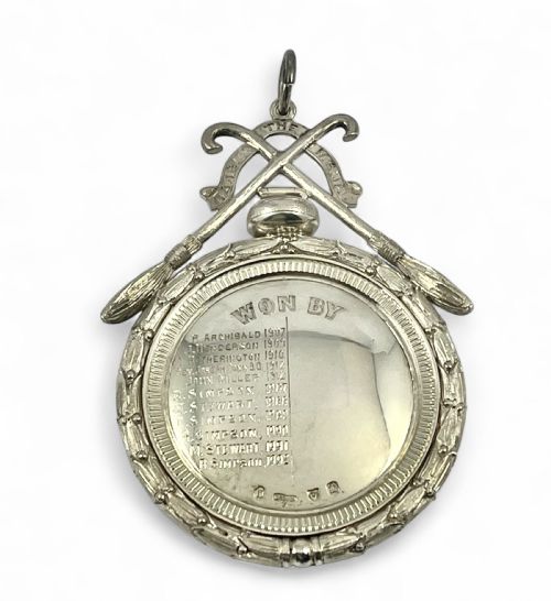 EDWARDIAN ANTIQUE SILVER CURLING CARGILL MEDAL DAVID MCGREGOR PERTH 1902 - ADDITIONAL PHOTO 5