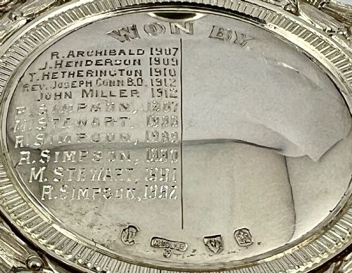 EDWARDIAN ANTIQUE SILVER CURLING CARGILL MEDAL DAVID MCGREGOR PERTH 1902 - ADDITIONAL PHOTO 10