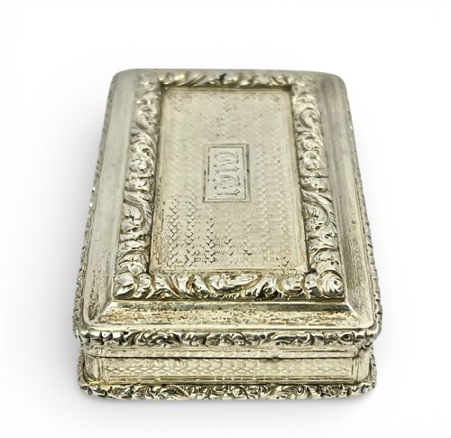 GEORGE IV ANTIQUE SILVER POCKET SNUFF BOX JOSEPH WILMORE 1829 - ADDITIONAL PHOTO 1