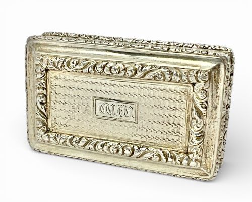 GEORGE IV ANTIQUE SILVER POCKET SNUFF BOX JOSEPH WILMORE 1829 - ADDITIONAL PHOTO 3