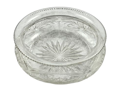 EDWARD VIII SILVER AND PINK ENAMEL DRESSING TABLE BOWL BIRMINGHAM 1936 - ADDITIONAL PHOTO 2
