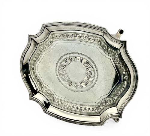 GEORGE III ANTIQUE SILVER TEAPOT AND STAND ROBERT HENNELL I LONDON 1792 - ADDITIONAL PHOTO 7