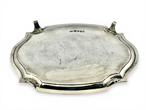 GEORGE III ANTIQUE SILVER TEAPOT AND STAND ROBERT HENNELL I LONDON 1792 - ADDITIONAL PHOTO 9