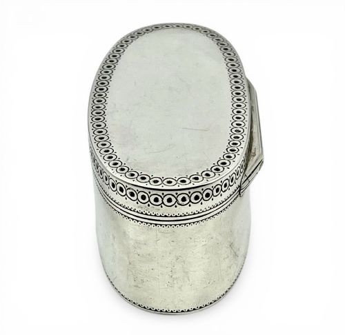 SCOTTISH GEORGE III ANTIQUE SILVER SNUFF BOX EDINBURGH 1776 - ADDITIONAL PHOTO 1
