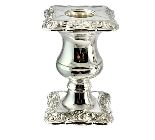 ANTIQUE PAIR OF GEORGE V SILVER TABLE CANDLESTICKS SHEFFIELD 1935 - ADDITIONAL PHOTO 5