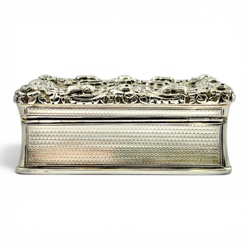 LARGE ANTIQUE VICTORIAN MILITARY SILVER SNUFF BOX LONDON 1838 - ADDITIONAL PHOTO 6
