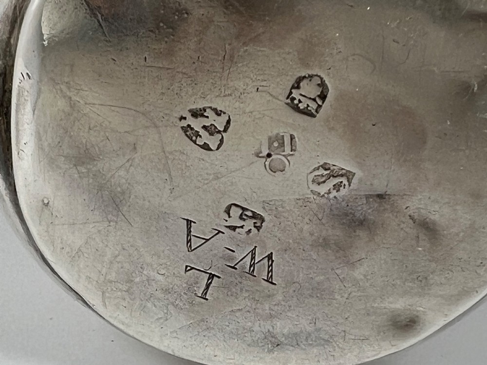 George II provincial silver porringer, Newcastle 1757, John Langlands View III