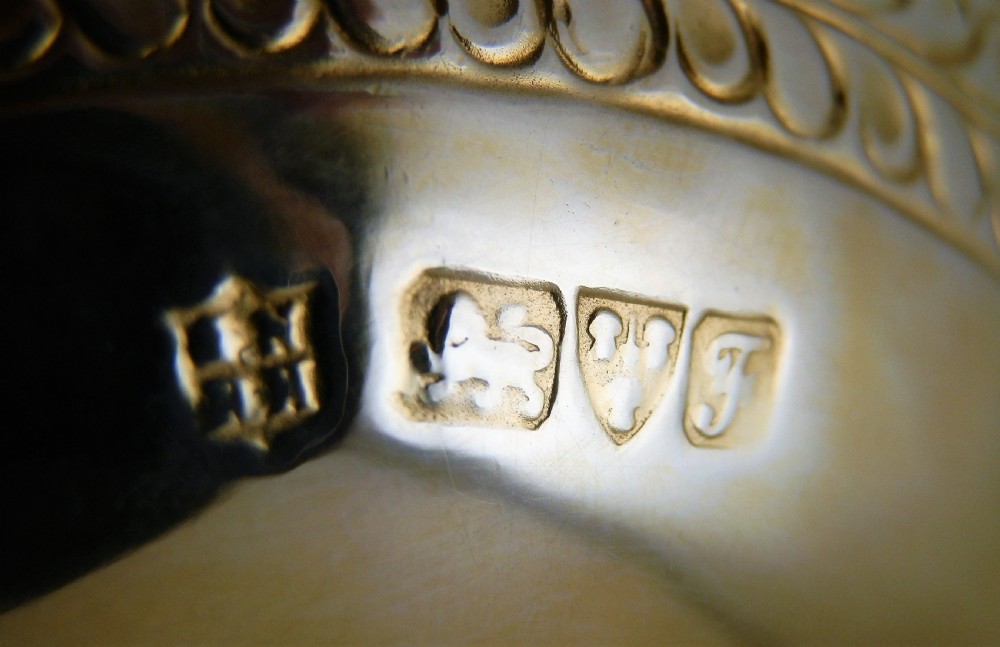 An Edwardian replica Mycenaean silver gilt cup, Chester 1906 View V