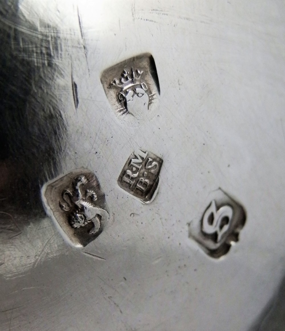 George III large silver coffee or hot water jug, London 1773 View X