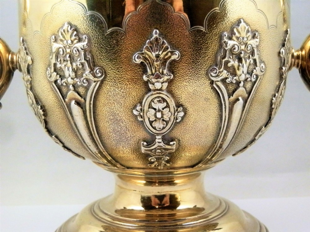 George II large silver gilt lidded cup, London 1748, By William Cripps View V
