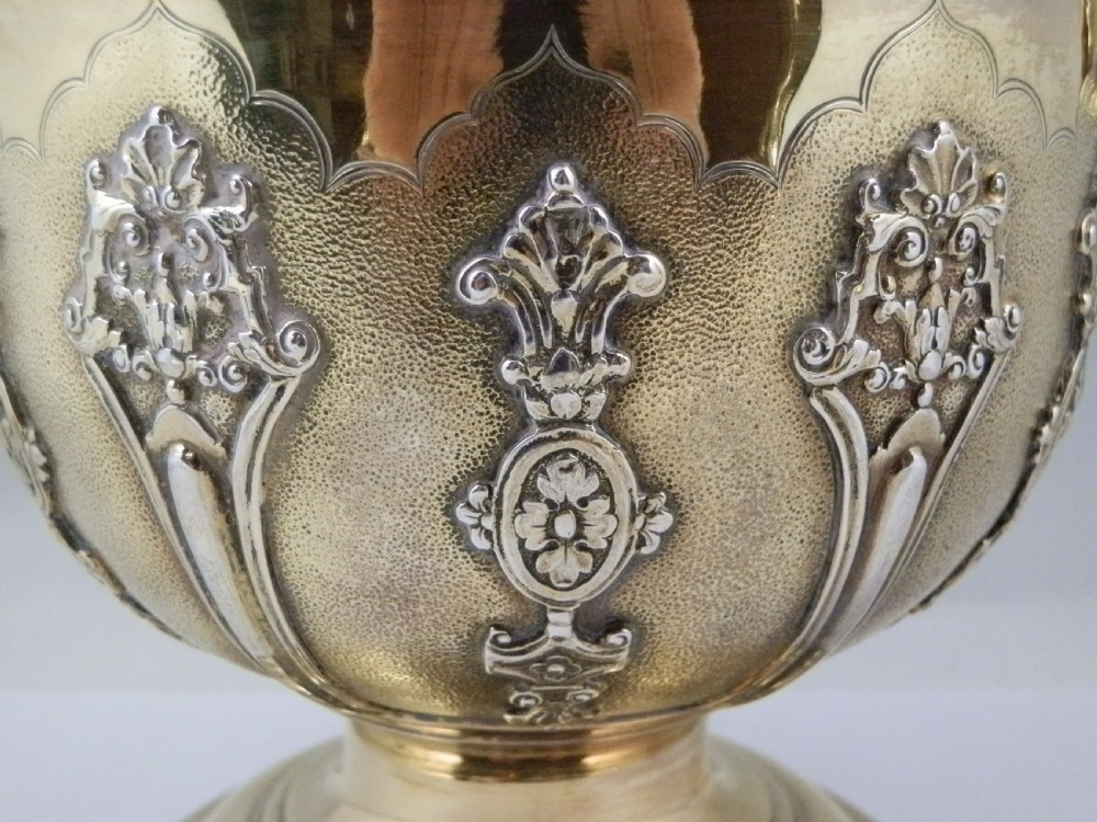 George II large silver gilt lidded cup, London 1748, By William Cripps View XIII