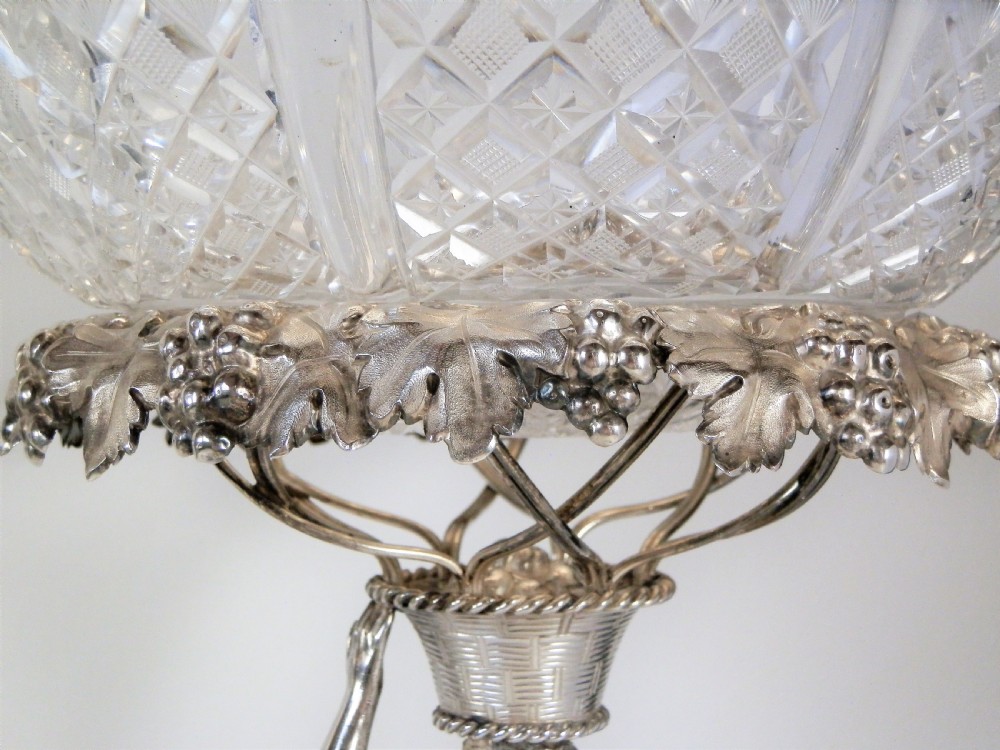 George IV large silver table centre piece, London 1825 View IV