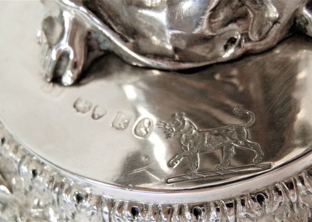 George IV large silver table centre piece, London 1825 View VI