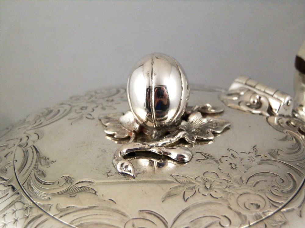 A large Victorian silver teapot, E&J Barnard, London 1857 View III