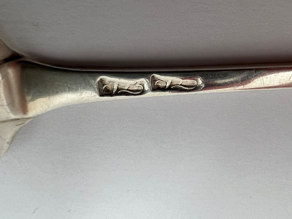 A scarce George II silver mote spoon, London c.1757 View IV