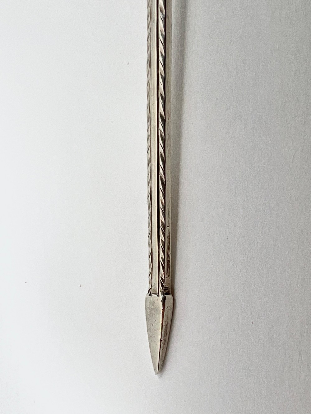 A scarce George II silver mote spoon, London c.1757 View VII