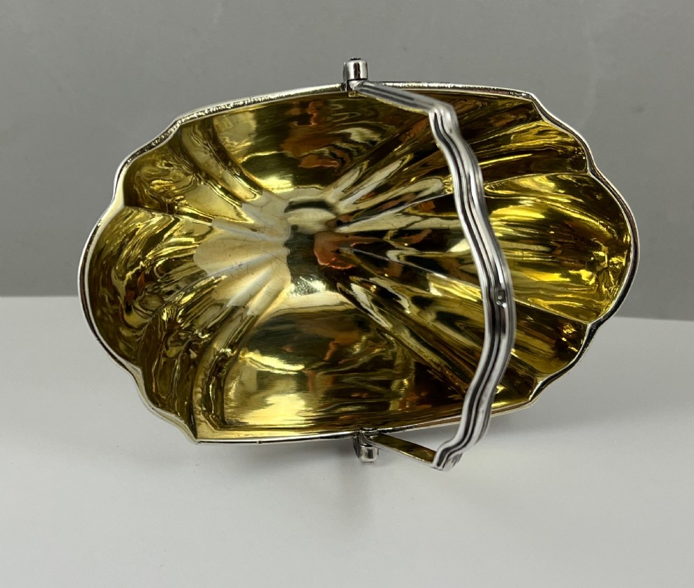 George III silver basket by John Edwards III, London 1794 View II