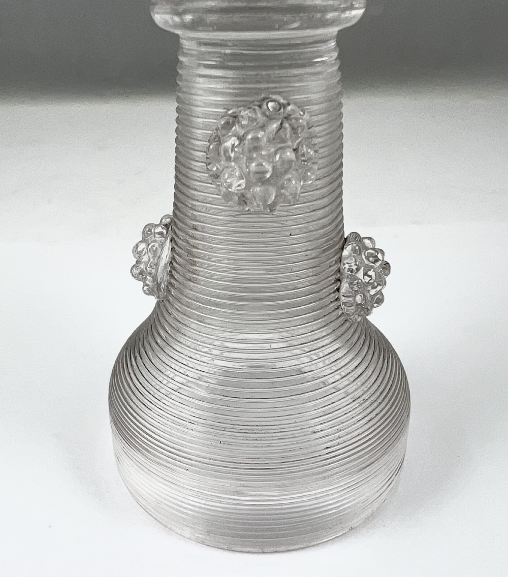 Victorian silver and glass pair of table vestas, Birmingham 1892. View II
