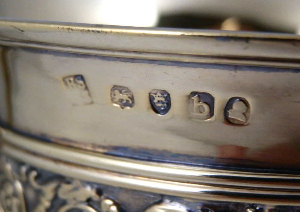 George III silver gilt bowl, Benjamin Smith London 1817 View IV