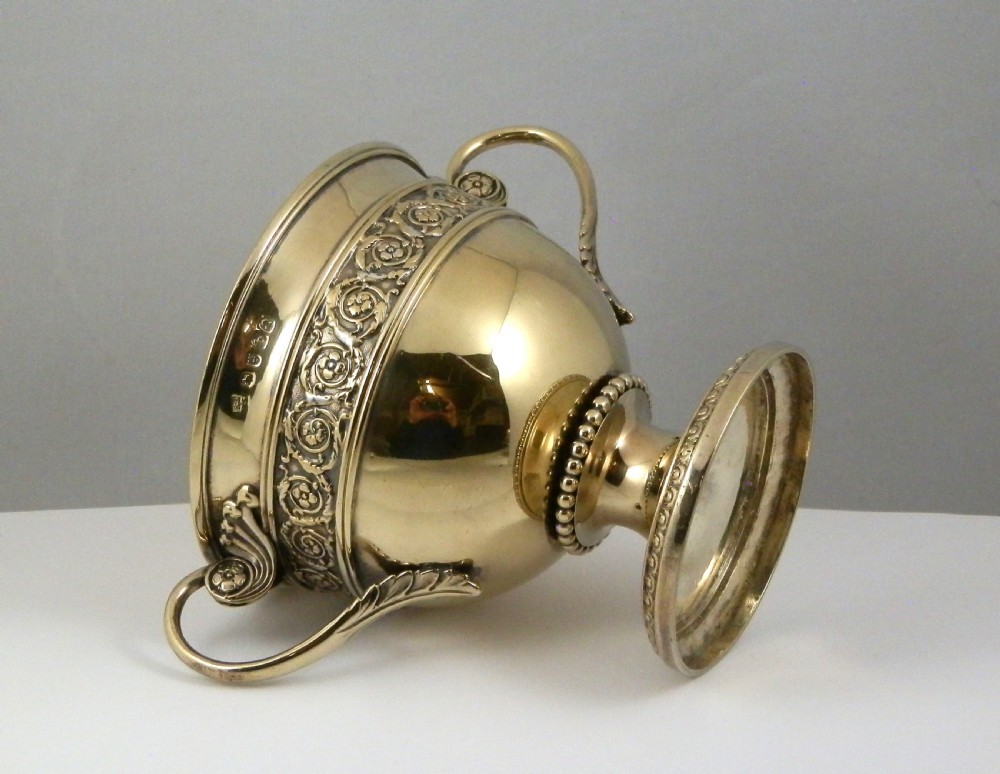 George III silver gilt bowl, Benjamin Smith London 1817 View VII