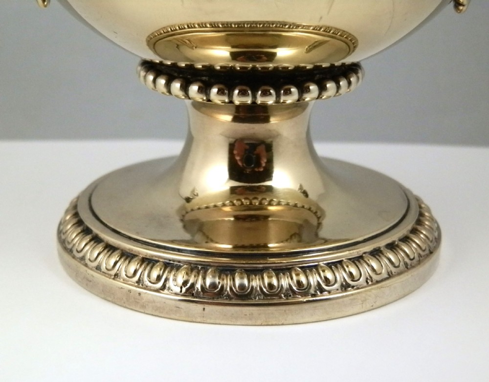 George III silver gilt bowl, Benjamin Smith London 1817 View IX