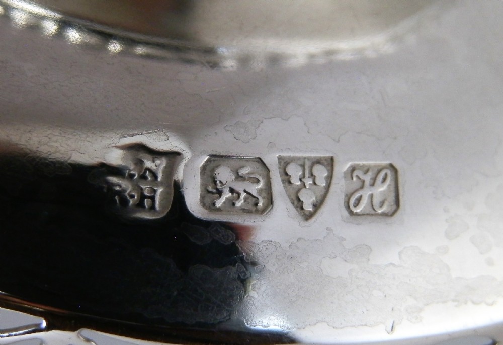 Chester Edwardian silver bonbon basket, Chester 1908 View VI