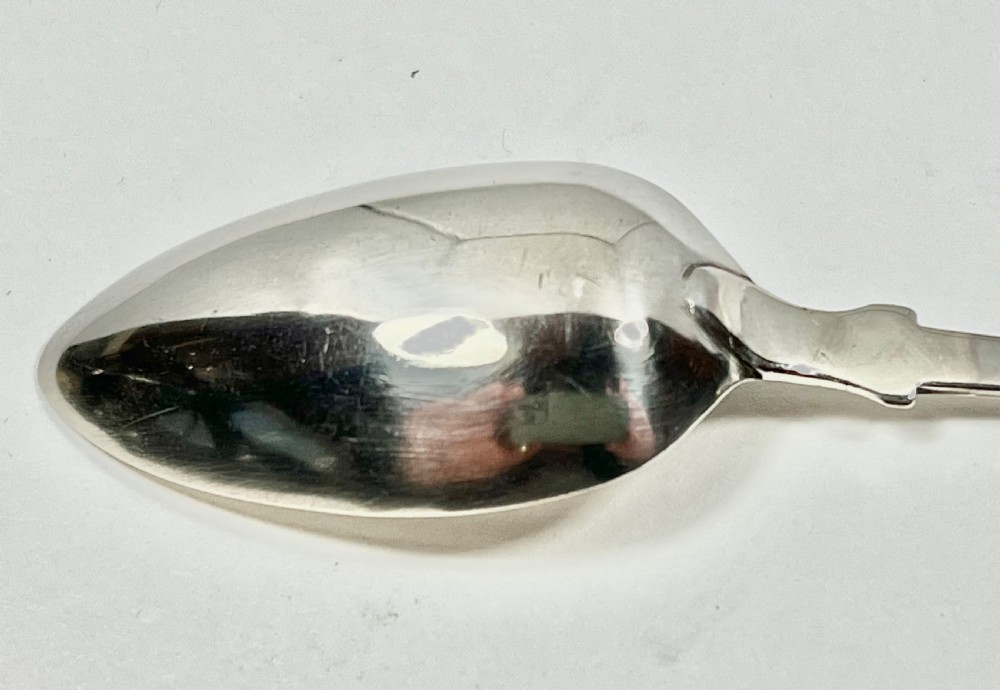 Scottish Provincial Silver tea spoon, Wm Ferguson, Peterhead c.1810 View III