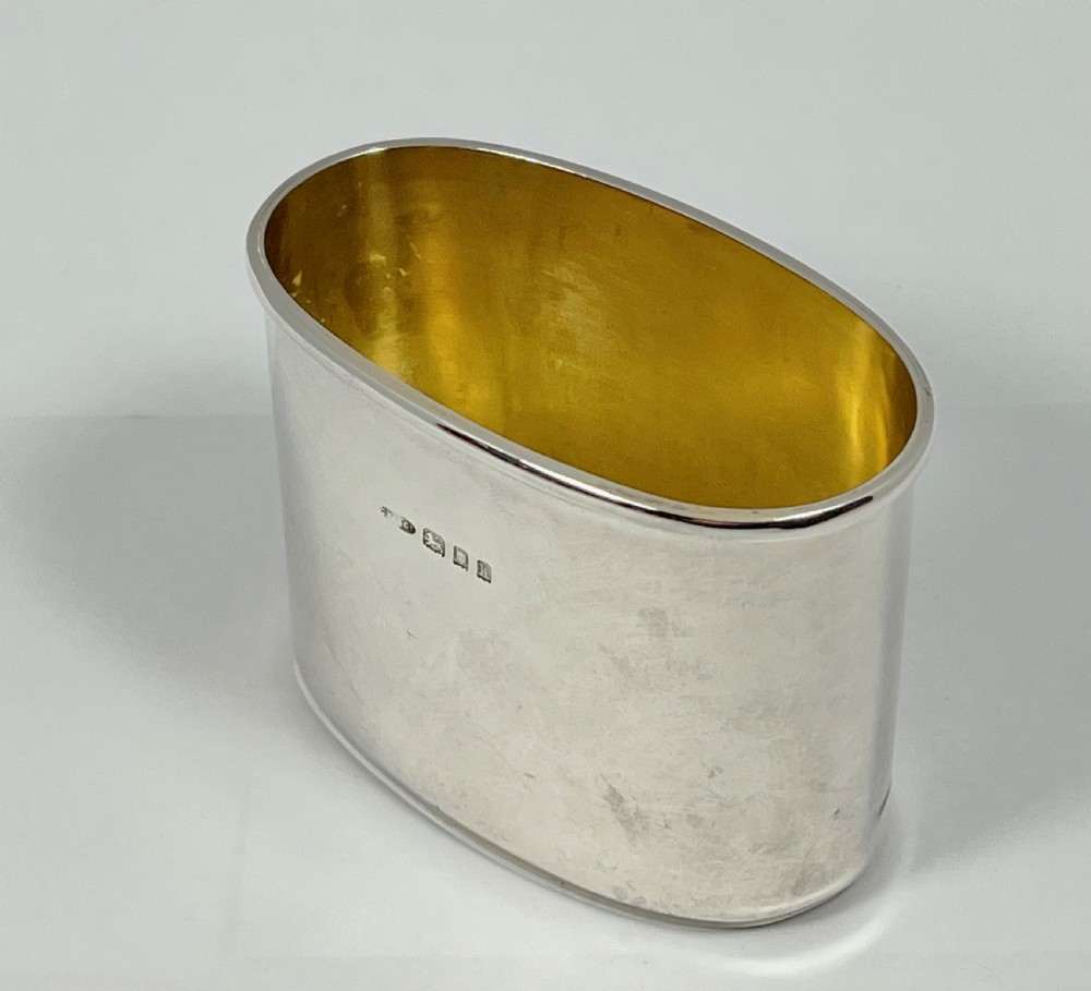 Edwardian antique silver & glass pocket flask, London 1905 View VII