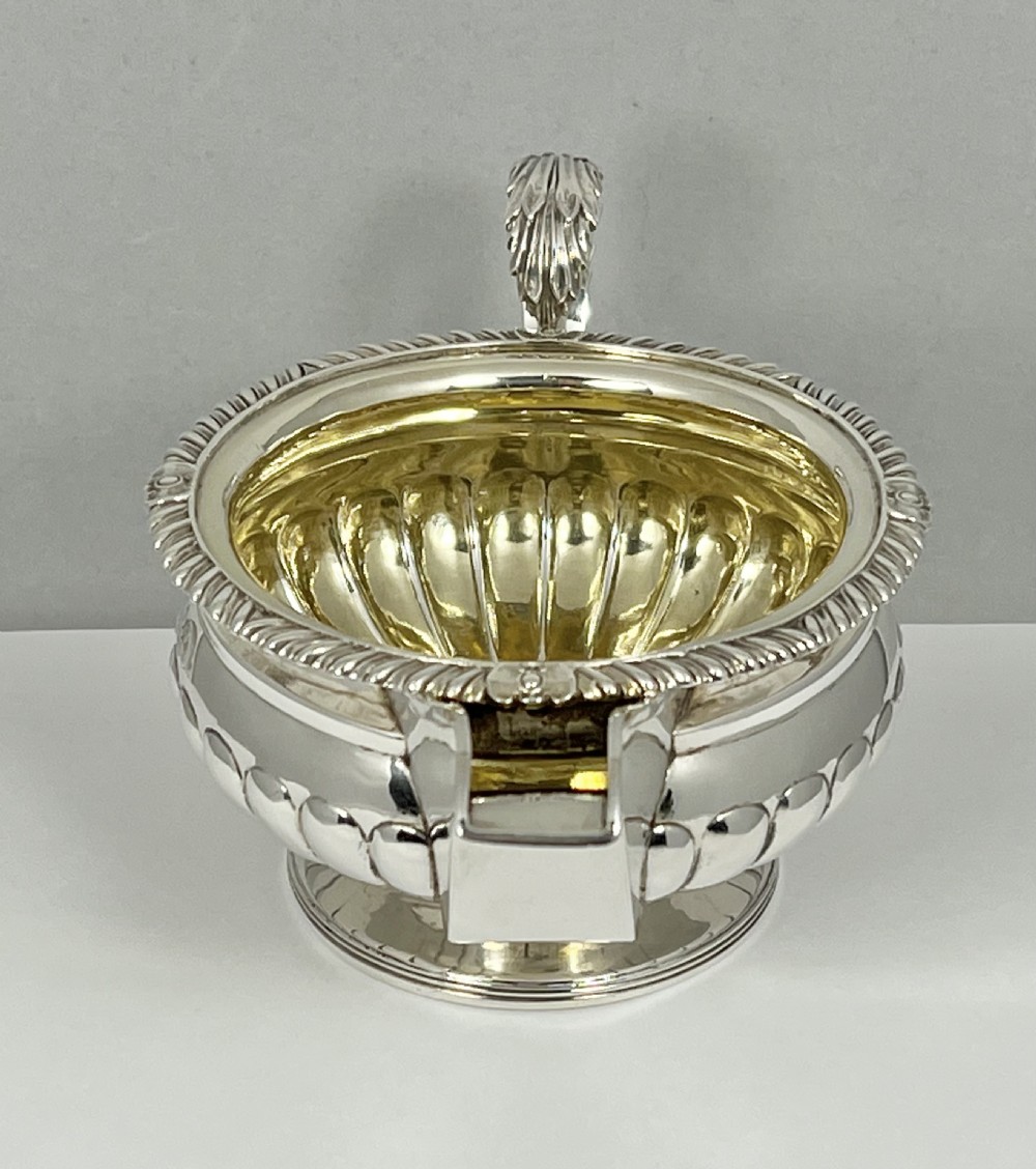 George III antique Scottish silver milk jug. McHattie 1815. View II