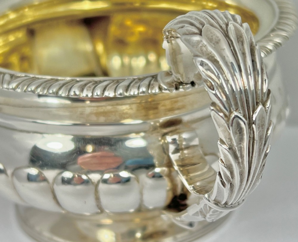 George III antique Scottish silver milk jug. McHattie 1815. View VI