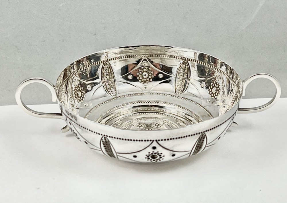 Victorian antique silver card case, London Bridge by Nathaniel Mills View XI