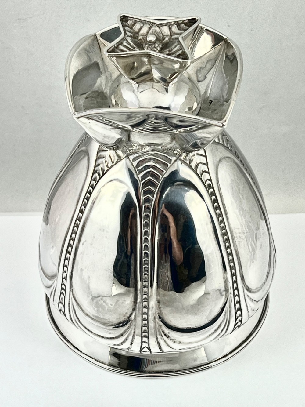 Art deco silver Vodka or liqueur decanter, L.N. Grffiths 1935 View II