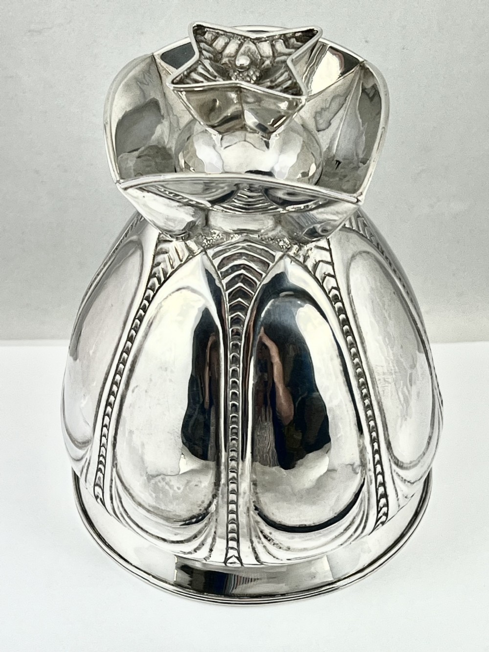 Art deco silver Vodka or liqueur decanter, L.N. Grffiths 1935