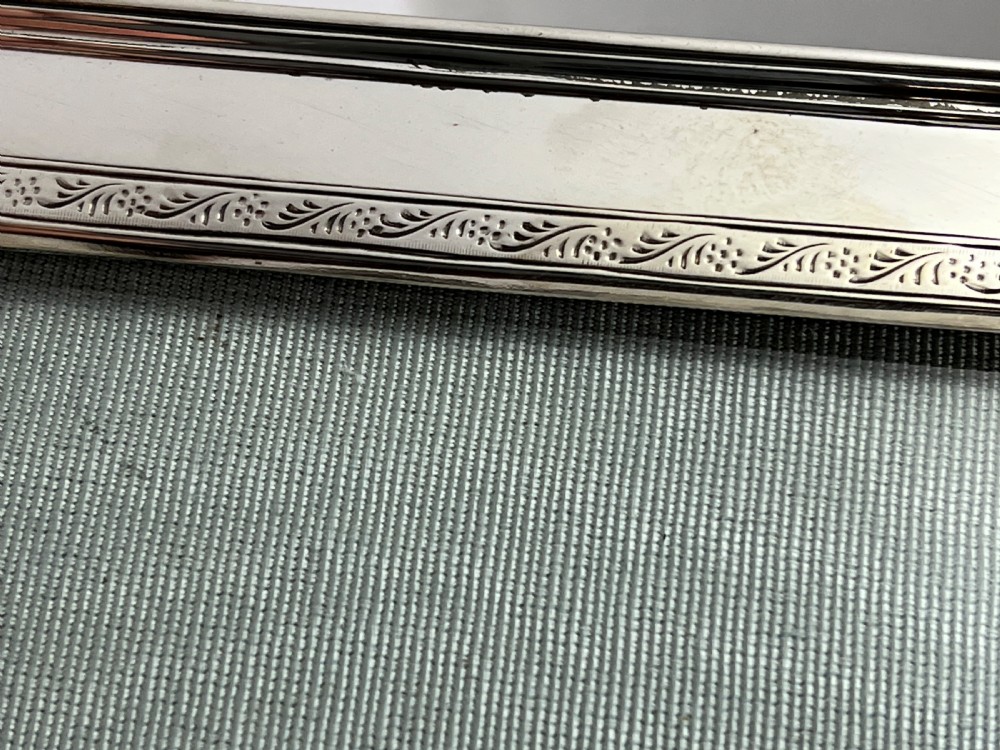 Edwardian antique silver frame, Wm Neale 1910 View II