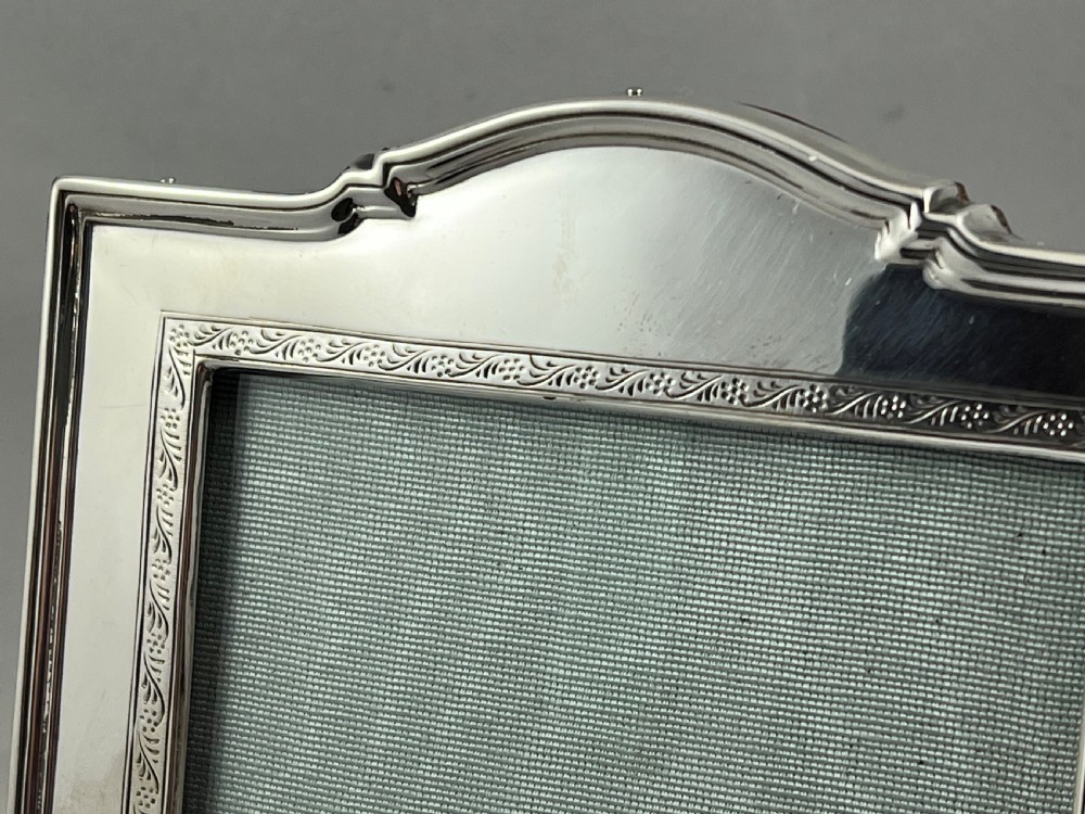 Edwardian antique silver frame, Wm Neale 1910 View III