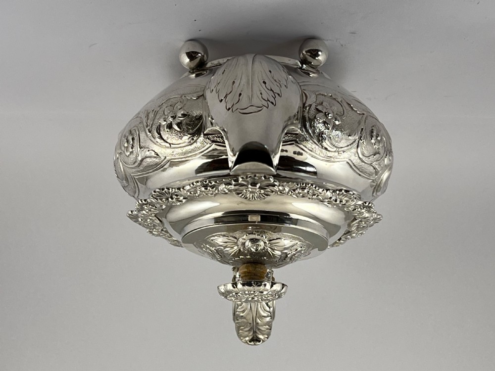 George IV antique 3 piece silver teaset. Jonathan Hayes London 1822 View VII