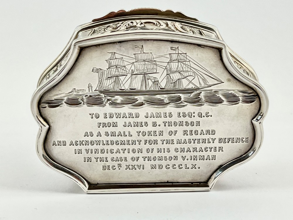 William IV silver and agate snuff box, Edinburgh 1834 View VI