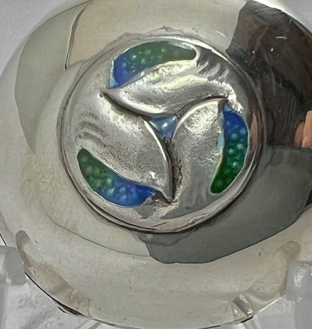 Archibald Knox designed enamelled Liberty’s sovereign case, 1913 View VI