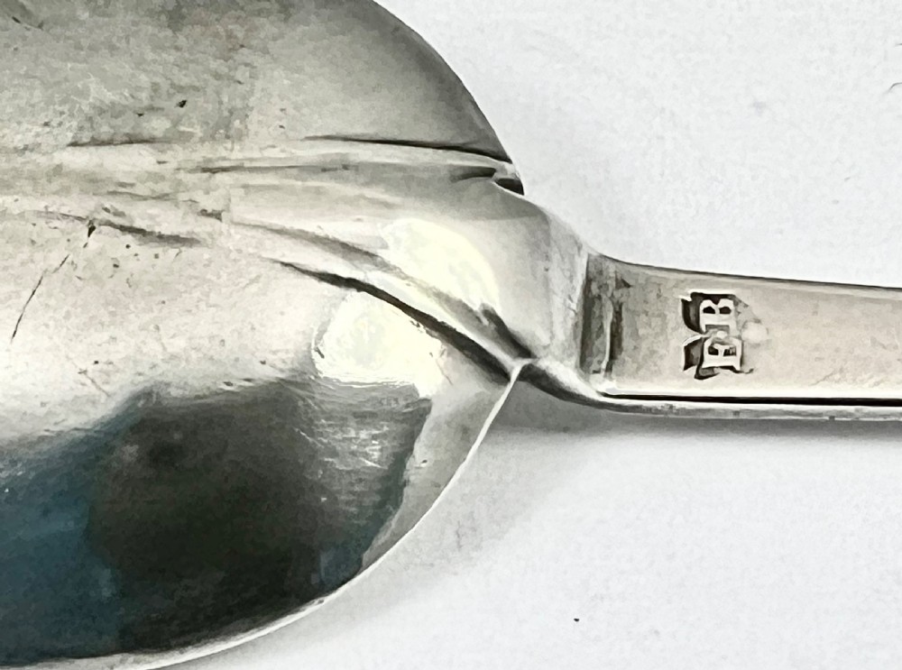 William and Mary Newcastle silver trefid spoon, Eli Bilton c.1690 View V
