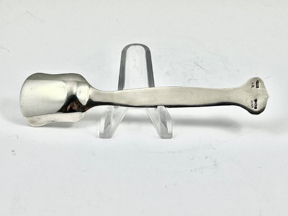 Iona silver caddy spoon, Alexander Ritchie, 1933 View V