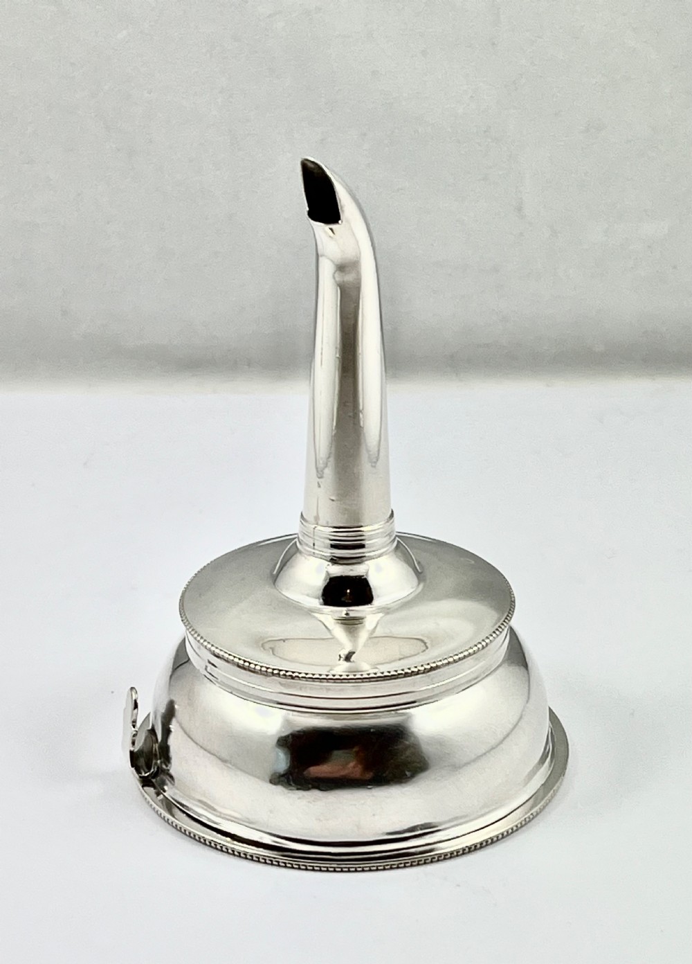 George III silver 3 piece wine funnel, London 1785 View X