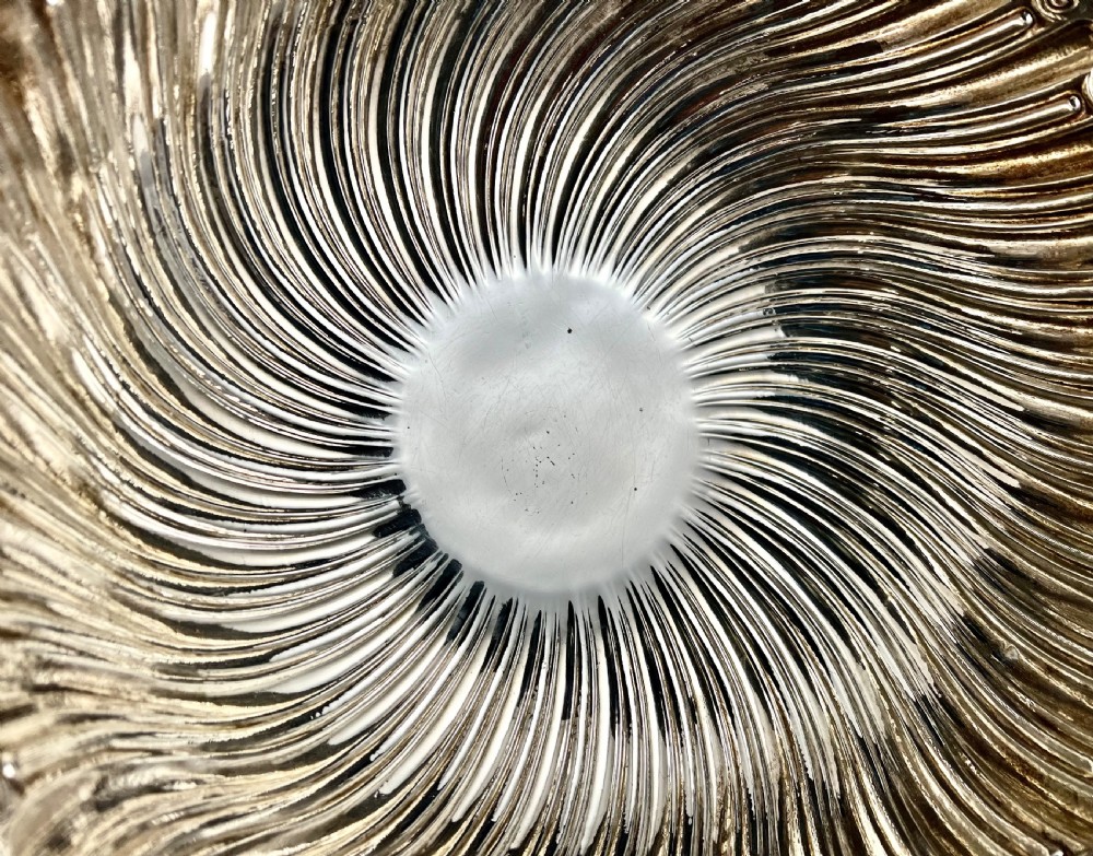 Large late Victorian silver antique punch bowl, Sheffield 1901. View IX