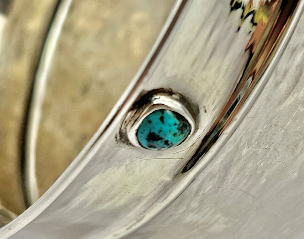 Edwardian pair of antique “Cymric” silver bowls by Liberty & Co. 1910 View VII