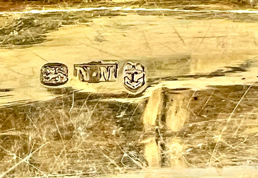 Victorian antique silver table presentation snuff box, Nathaniel Mills 1846 View X
