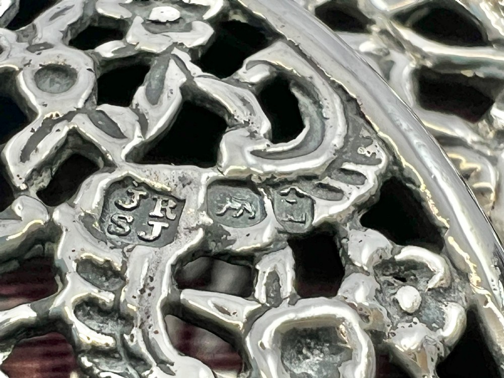 Victorian antique silver “peekaboo “ picture frame, London 1886. View XI