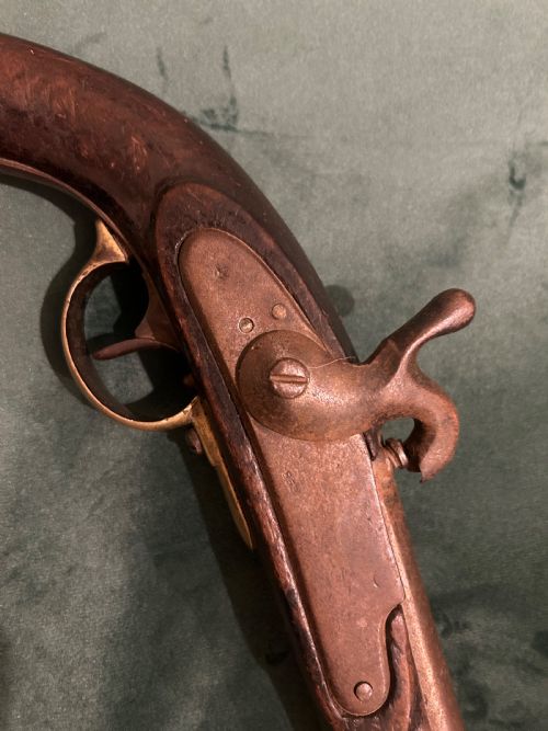 18TH CENTURY PERCUSSION PISTOL - ADDITIONAL PHOTO 1