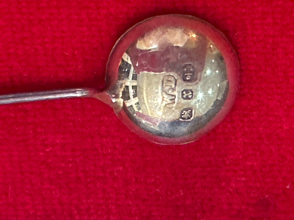 A set of four die-stamped silver open salt cellars with gilt interiors and matching salt spoons, arranged inside a fitted velvet-lined presentation case. View IV