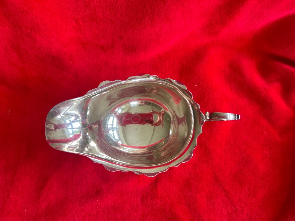 Silver sauce boat View II
